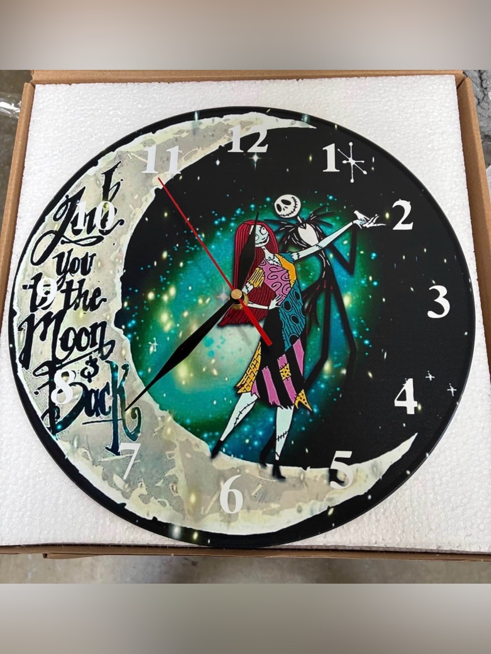 NEW 12” Nightmare Before Christmas Decorative Vinyl Record Battery Operated Wall